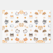 CUTE DOGS GESCHENKPAPIER SET (Vorderseite)