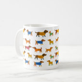 Cute Dogs in Sweaters Mug Kaffeetasse (Vorderseite Links)