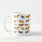 Cute Dogs in Sweaters Mug Kaffeetasse (Links)