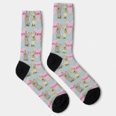 Cute dogs Love Socken (Rechts)
