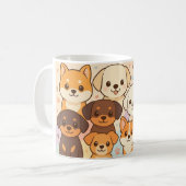 Cute dogs mug kaffeetasse (Vorderseite Links)