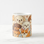 Cute dogs mug kaffeetasse (Mittel)