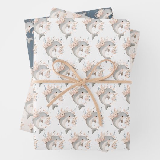 Cute Dolphin Geschenkpapier Set (Beispiel)