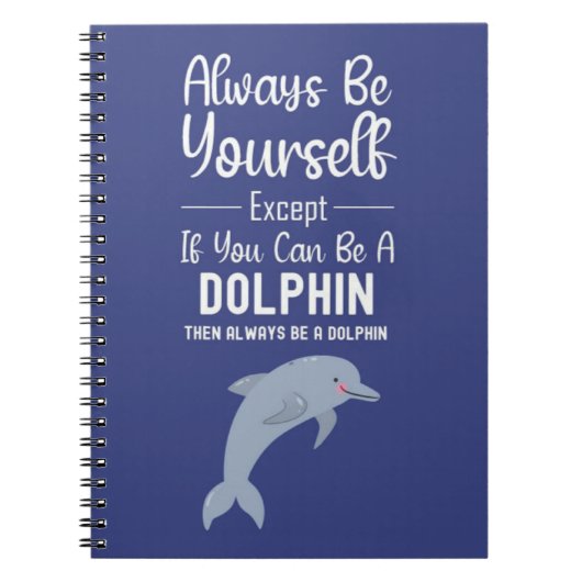 Cute Dolphin Gifts Ocean Funny Humor Animal Sea Notizblock (Vorderseite)