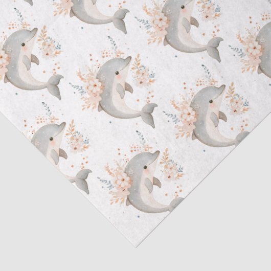 Cute Dolphin Seidenpapier (Detail)