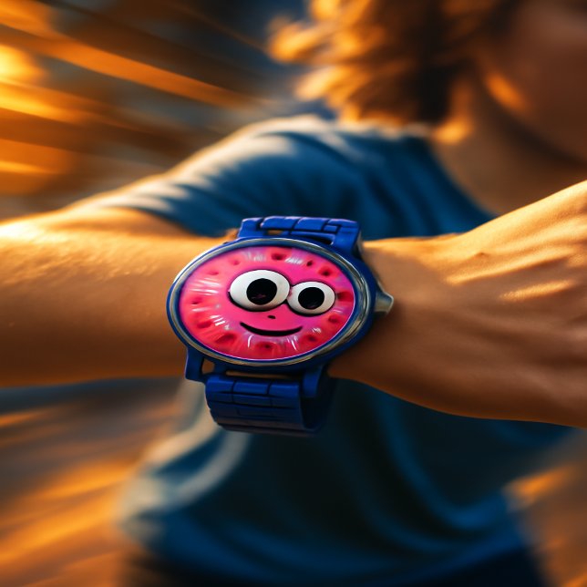 Cute Donut Kids Watch with Googly Eyes Armbanduhr (Von Creator hochgeladen)