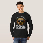 Cute Doodle For Men Women Golden Doodle Labradoodl T-Shirt (Vorne ganz)