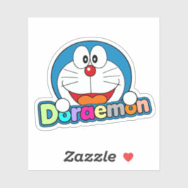Cute Doraemon Fanart Aufkleber