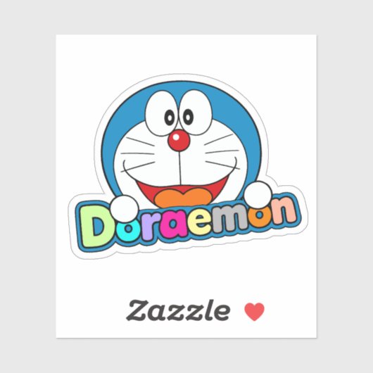 Cute Doraemon Fanart Aufkleber (Blatt)