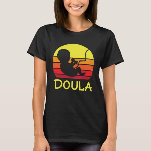 Cute Doula Baby Birth Midwife OB Birthing Support T-Shirt (Vorderseite)