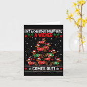 Cute Doxie Christmas Saying Funny Wiener Dog Humor Karte (Gelbe Blume)