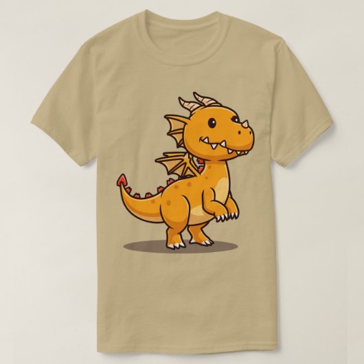 Cute Dragon Cartoon1 T-Shirt (Design vorne)