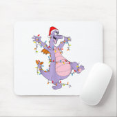 Cute Dragon Christmas Lights Santa Hat Animal Men Mousepad (Mit Mouse)
