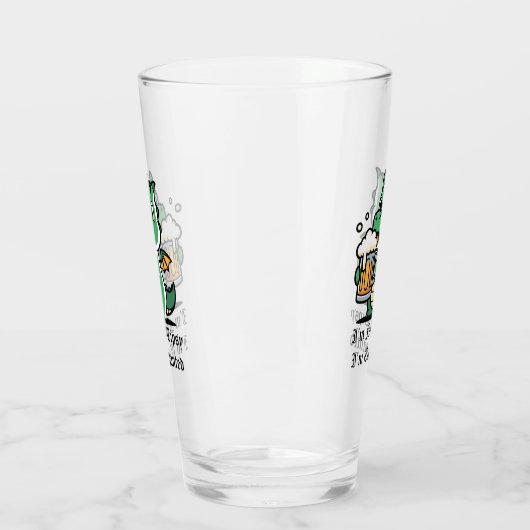 Cute Dragon Drinking Beer Glas (Links)