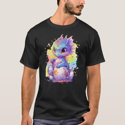Cute Dragon funny Dragon lover baby (2) T-Shirt (Vorderseite)