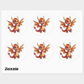 Cute Dragon Sticker for Every Occasion (Blatt)