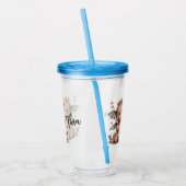 Cute Dragon with Forest Accents Acryltrinkbecher (Links)