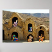 Cute dragons at home poster (Vorne)