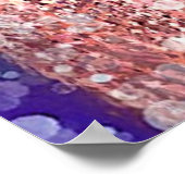 Cute Dreaming Girl Poster (Ecke)