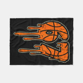 Cute Drip Seven Six Basketball 7 6 Alpha Gen Fleecedecke (Vorderseite (Horizontal))