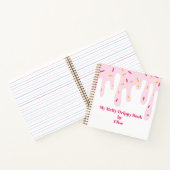 Cute Dripping Melting Kid's Notebook Notizblock (Innenseite)