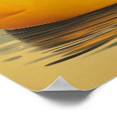 Cute Duck Bath Time Print Yellow Rubber Duck Print Poster (Ecke)