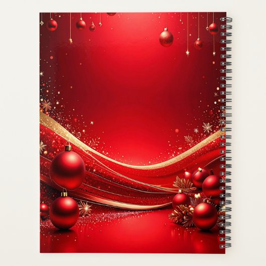 Cute Duck Christmas Holiday Planner Planer (Rückseite)