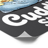 Cute Duck Couple Cozy This Is Our Cuddle  Poster (Ecke)