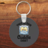 Cute Duck Couple This Is Our Cuddle Schlüsselanhänger (Vorderseite)