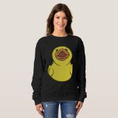 Cute Duck Ducklings Rubber Duck Sweatshirt (Vorne ganz)