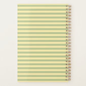 Cute Duck with Book Kid Yellow Academic Planner Planer (Rückseite)