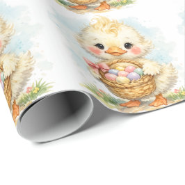 Cute Duckling Easter Egg Party Geschenkpapier
