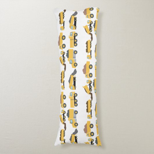 Cute Dump Trucks Construction Trucks  Seitenschläferkissen (Vorderseite Vertikal)