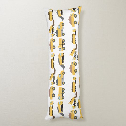 Cute Dump Trucks Construction Trucks Seitenschläferkissen (Rückseite (Vertikal))