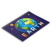 Cute Earth Design – Bildung Notizblock (Linke Seite)