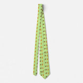 Cute Easter Bunnies and Daffodils Neck Tie Krawatte (Rückseite)