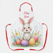 Cute Easter Bunny And Eggs Modern Collection Schürze (Vorderseite)