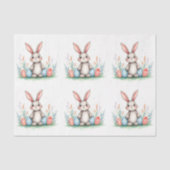 Cute Easter Bunny And Eggs Popular Collection Seidenpapier (Vorderseite)