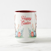 Cute Easter Bunny And Eggs Popular Collection Tasse (Zentrum)