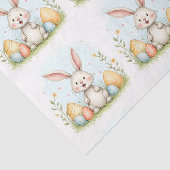 Cute Easter Bunny And Eggs Trendy Collection Seidenpapier (Ausschnitt)