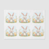 Cute Easter Bunny And Eggs Trendy Collection Seidenpapier (Vorderseite)