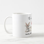 Cute Easter Bunny Family Plaque – Personalized  Kaffeetasse (Links)