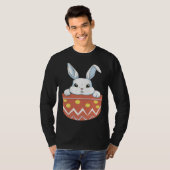 Cute Easter Bunny in a Pocket Bunny  Kids Boys Gir T-Shirt (Vorne ganz)