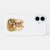 Cute Easter Bunny iPhone 16 Case Kawaii Art Hülle (Rückseite (Horizontal))