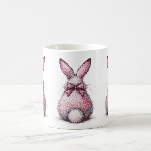 Cute Easter Bunny  Kaffeetasse (Mittel)