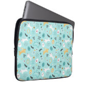Cute Easter Bunny Pattern Kawaii Rabbits Eggs  Laptopschutzhülle (Vorne Rechts)