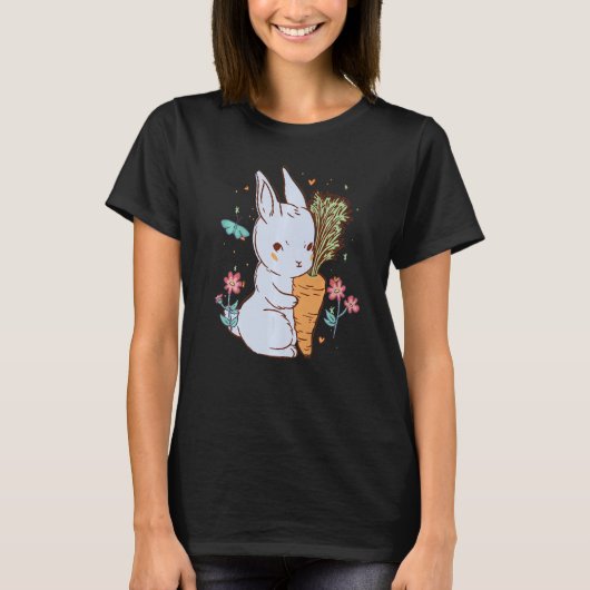 Cute Easter bunny Premium_2 T-Shirt (Vorderseite)