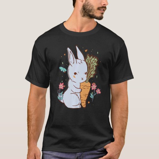 Cute Easter bunny Premium_2 T-Shirt (Vorderseite)