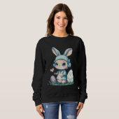 Cute Easter Bunny Pun Easter Eggs Sweatshirt (Vorne ganz)