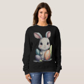 Cute Easter Bunny Pun Easter Eggs Sweatshirt (Vorne ganz)